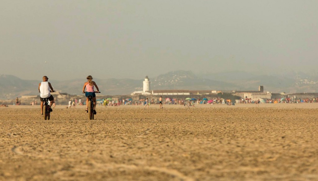 Playa de los Lances à vélo