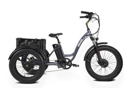 Tricycle Électrique Invictus Lowstep Gris Métallisé