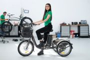 Tricycle Électrique Eureka Marron Mat