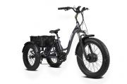 Tricycle Électrique Invictus Lowstep Gris Métallisé