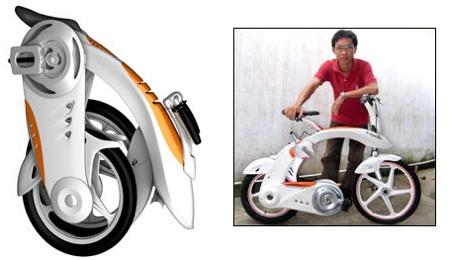 Capella, l'imbattable vélo électrique pliant conçu par un étudiant en Industrial Design