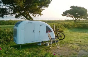 Caravane pliable PathCamper pour camping en vélo