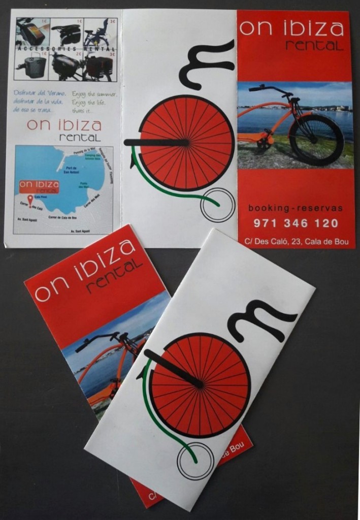Brochures de On Ibiza, location de vélo électrique à Ibiza
