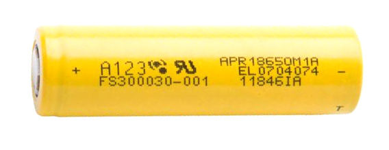 accu rechargeable A123 format 18650